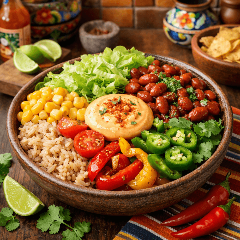 Mexican Rajma Bowl