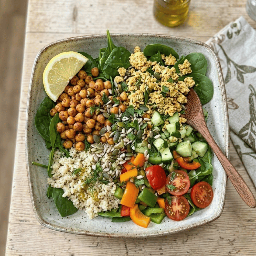 Mediterranean Chana Bowl