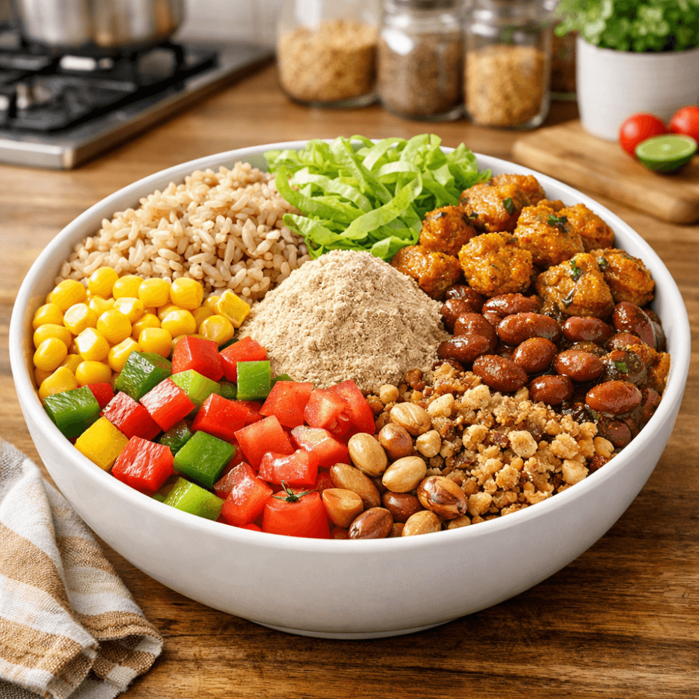 Soya Rajma Power Bowl