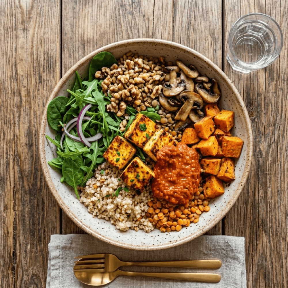 Warm Roasted Paneer Bowl