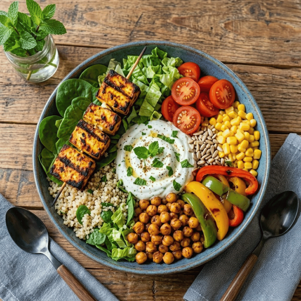 Tandoori Paneer Chana Bowl